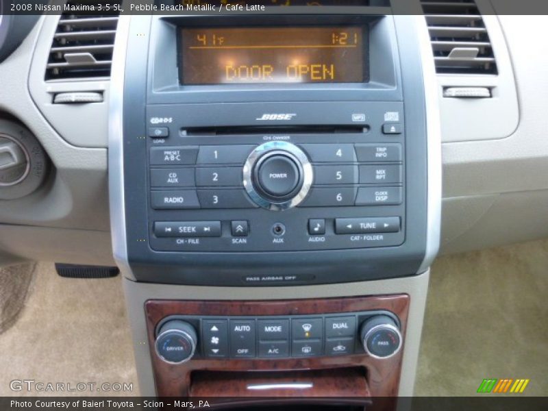 Pebble Beach Metallic / Cafe Latte 2008 Nissan Maxima 3.5 SL
