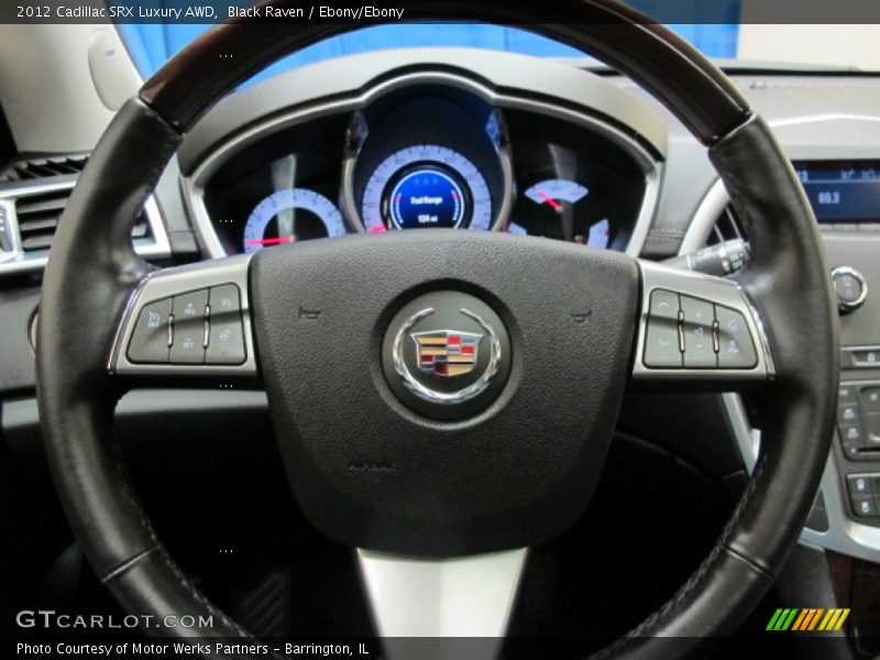 Black Raven / Ebony/Ebony 2012 Cadillac SRX Luxury AWD