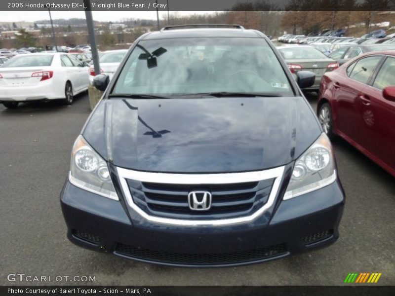 Midnight Blue Pearl / Gray 2006 Honda Odyssey EX-L