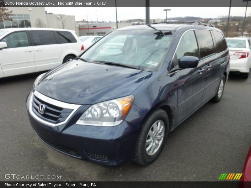 Midnight Blue Pearl / Gray 2006 Honda Odyssey EX-L