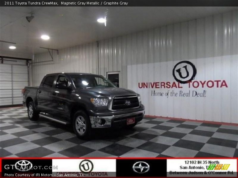Magnetic Gray Metallic / Graphite Gray 2011 Toyota Tundra CrewMax