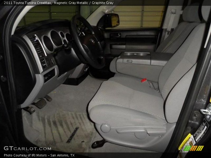 Magnetic Gray Metallic / Graphite Gray 2011 Toyota Tundra CrewMax