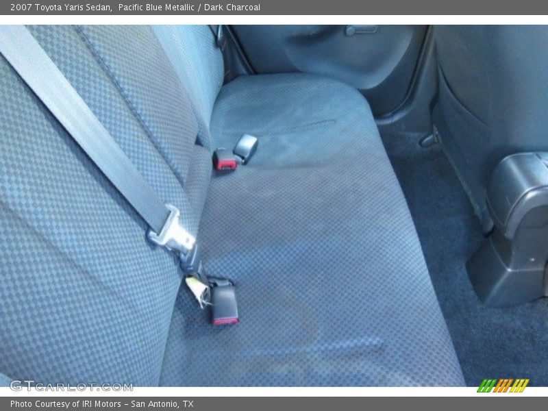 Pacific Blue Metallic / Dark Charcoal 2007 Toyota Yaris Sedan