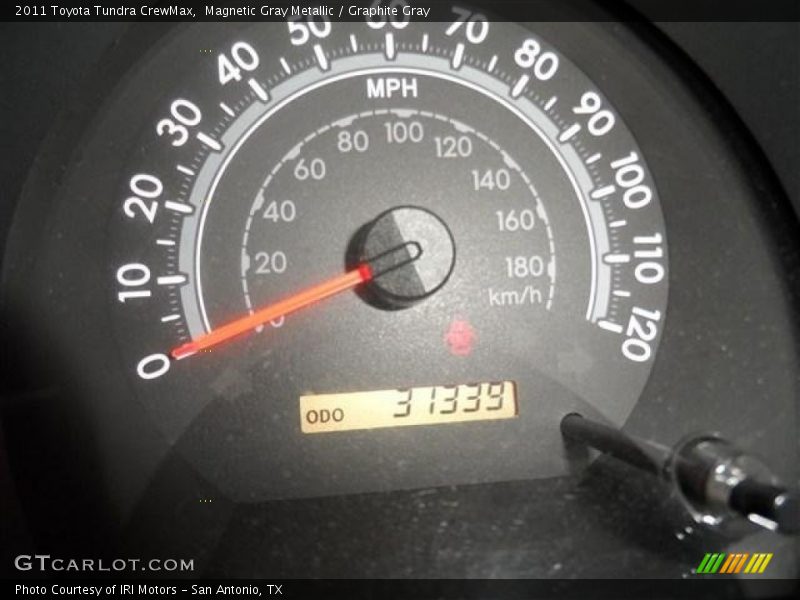 Magnetic Gray Metallic / Graphite Gray 2011 Toyota Tundra CrewMax