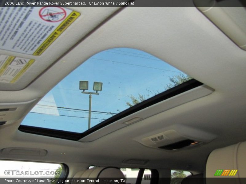 Chawton White / Sand/Jet 2006 Land Rover Range Rover Supercharged