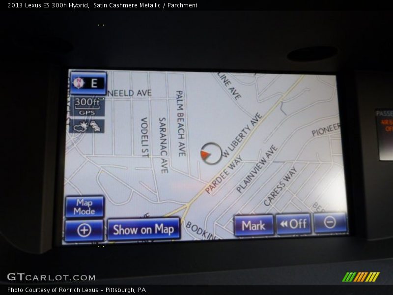 Satin Cashmere Metallic / Parchment 2013 Lexus ES 300h Hybrid