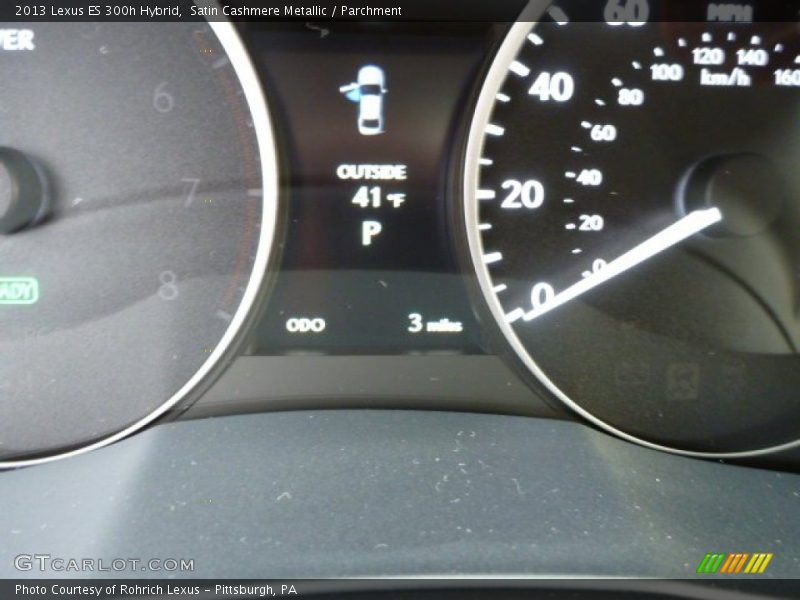 Satin Cashmere Metallic / Parchment 2013 Lexus ES 300h Hybrid