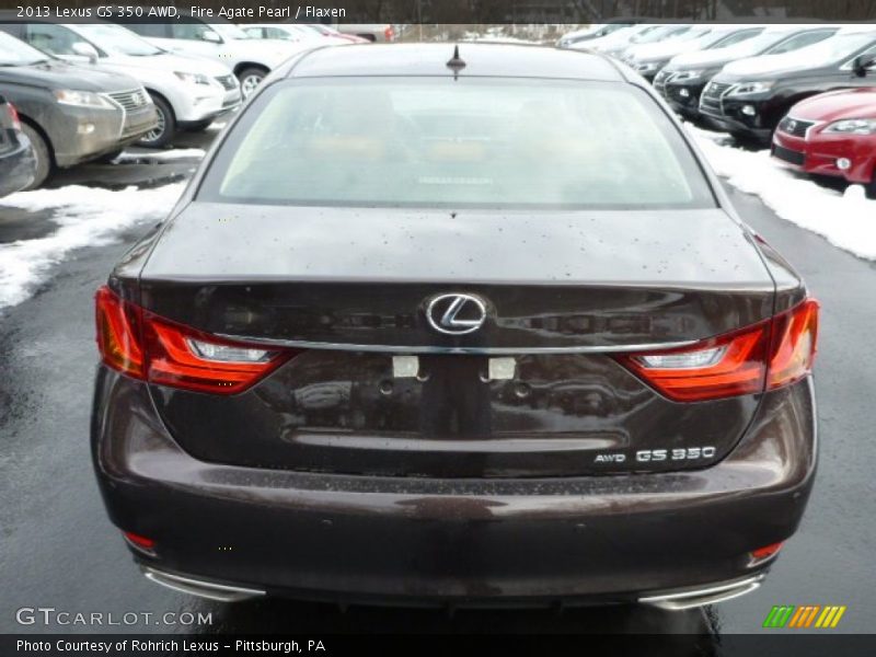 Fire Agate Pearl / Flaxen 2013 Lexus GS 350 AWD