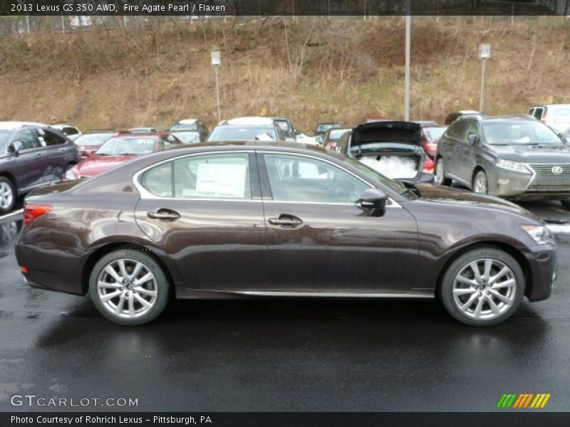 Fire Agate Pearl / Flaxen 2013 Lexus GS 350 AWD