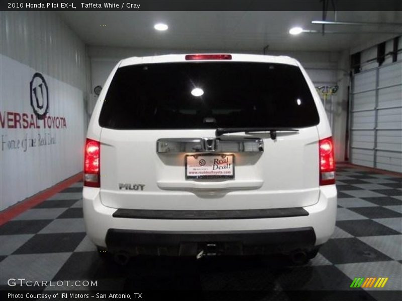 Taffeta White / Gray 2010 Honda Pilot EX-L