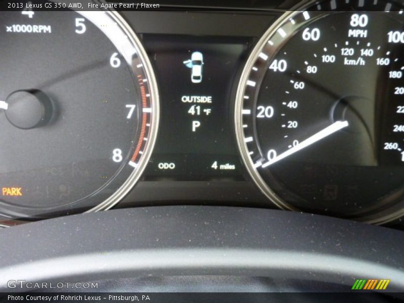Fire Agate Pearl / Flaxen 2013 Lexus GS 350 AWD