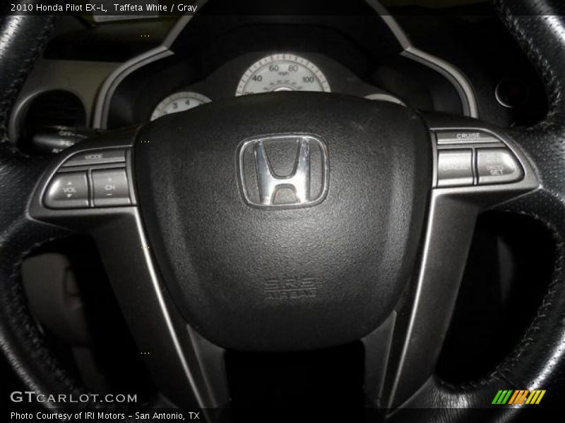 Taffeta White / Gray 2010 Honda Pilot EX-L
