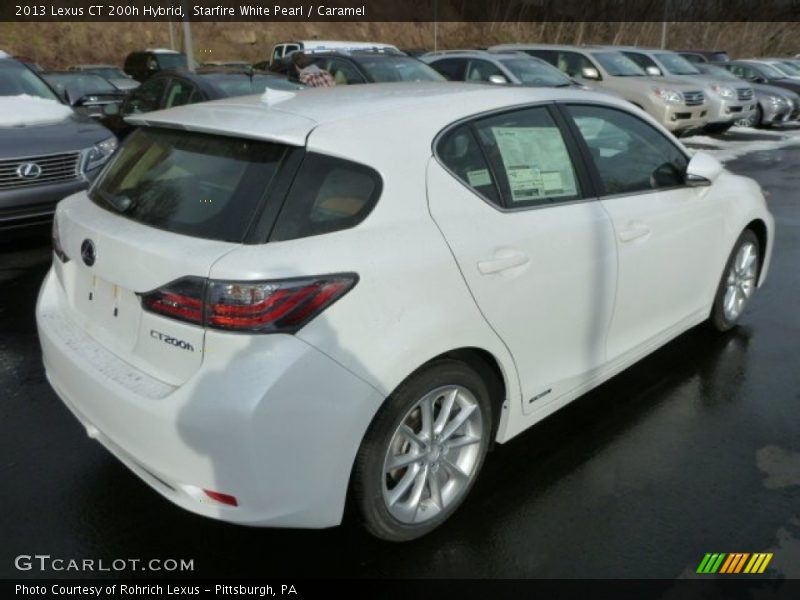 Starfire White Pearl / Caramel 2013 Lexus CT 200h Hybrid