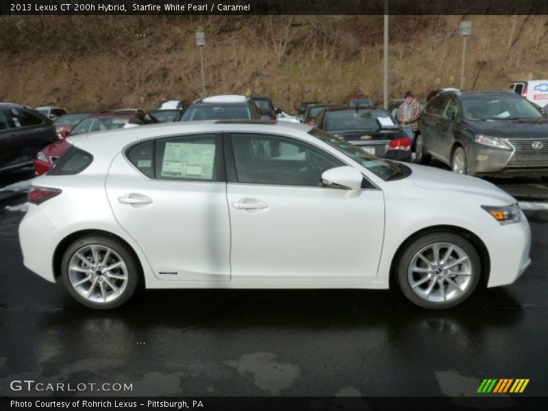 Starfire White Pearl / Caramel 2013 Lexus CT 200h Hybrid