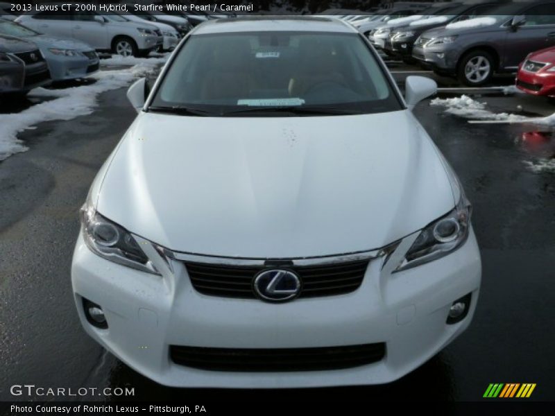 Starfire White Pearl / Caramel 2013 Lexus CT 200h Hybrid