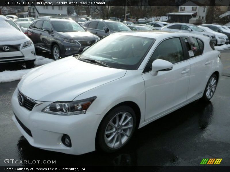 Starfire White Pearl / Caramel 2013 Lexus CT 200h Hybrid