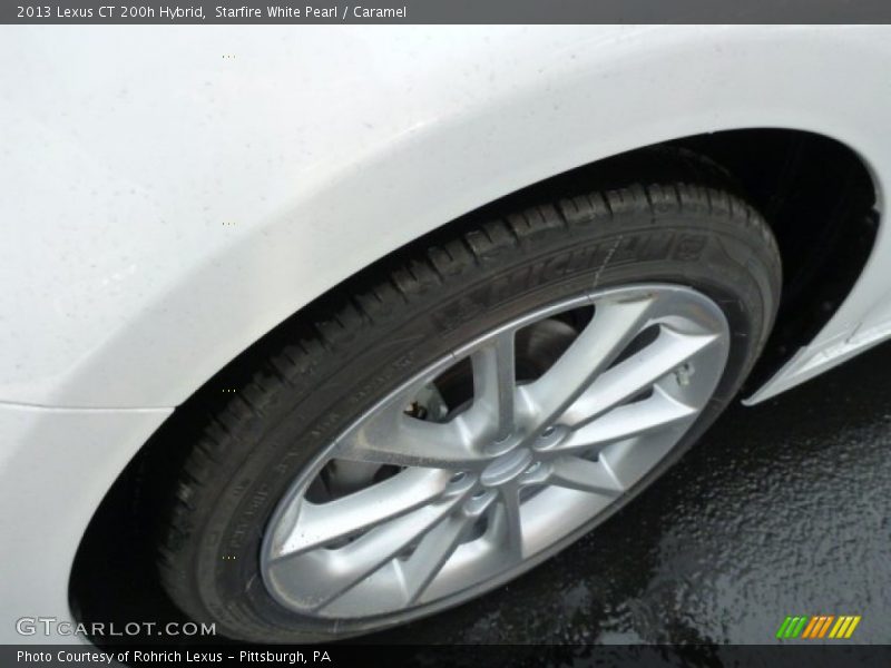Starfire White Pearl / Caramel 2013 Lexus CT 200h Hybrid