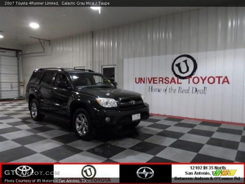 Galactic Gray Mica / Taupe 2007 Toyota 4Runner Limited