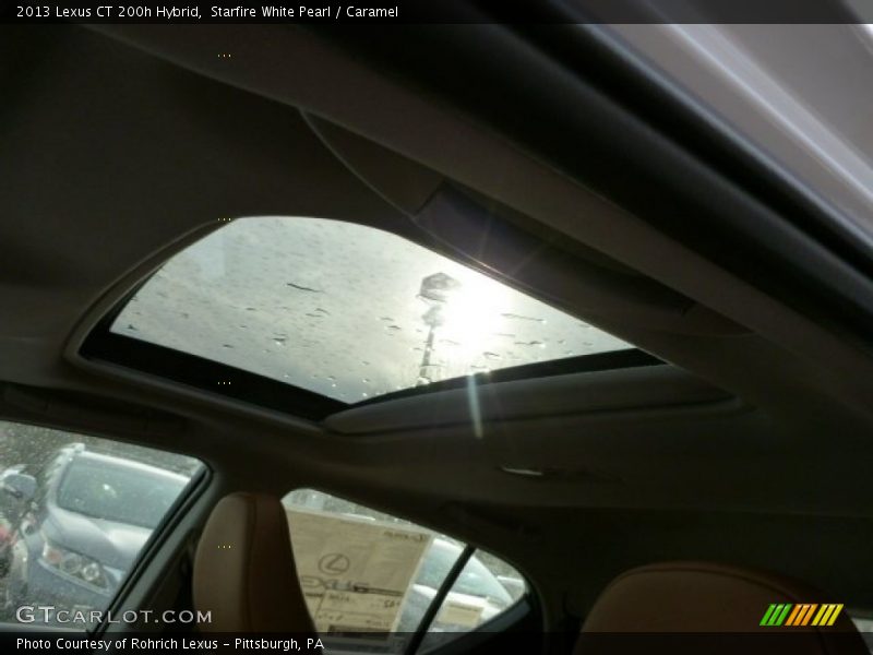 Starfire White Pearl / Caramel 2013 Lexus CT 200h Hybrid
