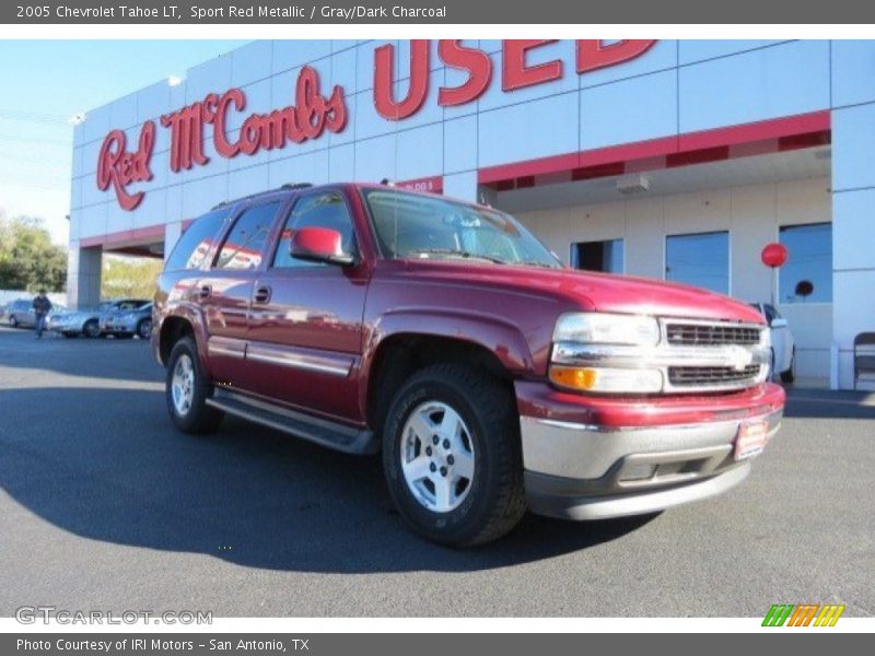 Sport Red Metallic / Gray/Dark Charcoal 2005 Chevrolet Tahoe LT