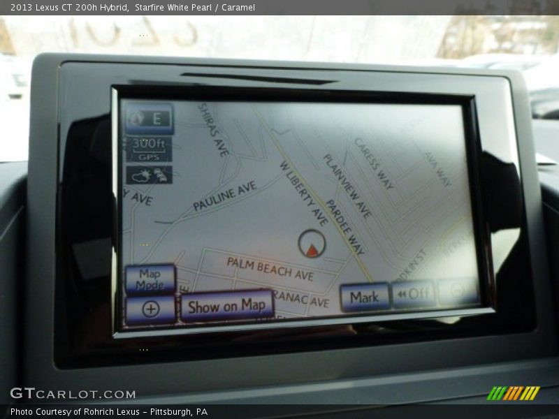 Starfire White Pearl / Caramel 2013 Lexus CT 200h Hybrid