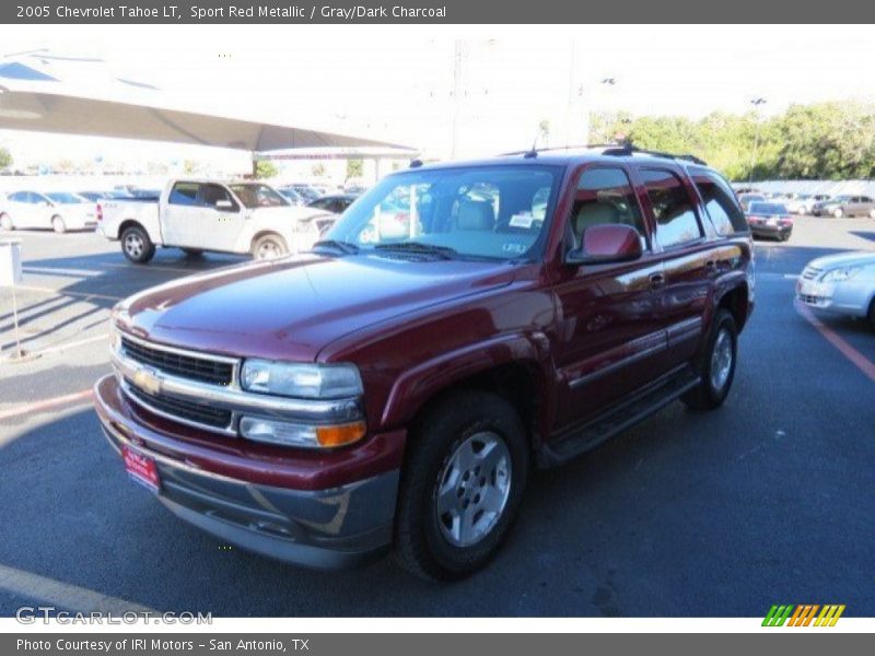 Sport Red Metallic / Gray/Dark Charcoal 2005 Chevrolet Tahoe LT