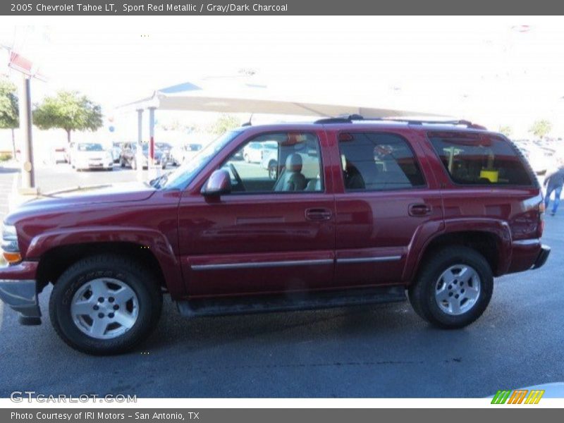 Sport Red Metallic / Gray/Dark Charcoal 2005 Chevrolet Tahoe LT