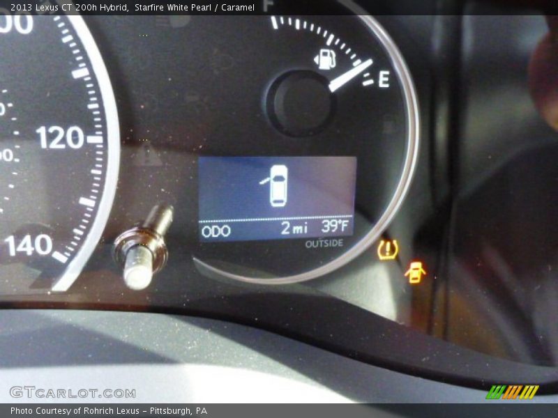 Starfire White Pearl / Caramel 2013 Lexus CT 200h Hybrid