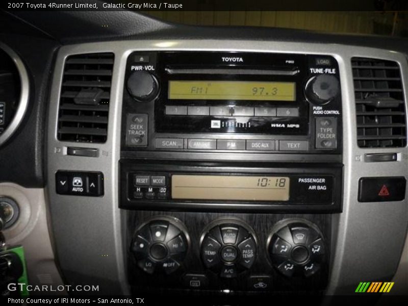 Galactic Gray Mica / Taupe 2007 Toyota 4Runner Limited