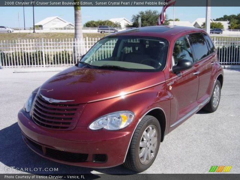 Sunset Crystal Pearl / Pastel Pebble Beige 2008 Chrysler PT Cruiser Sunset Boulevard Edition