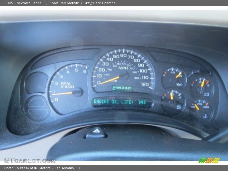Sport Red Metallic / Gray/Dark Charcoal 2005 Chevrolet Tahoe LT