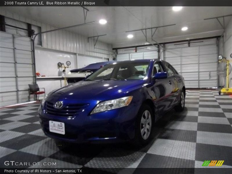 Blue Ribbon Metallic / Bisque 2008 Toyota Camry LE