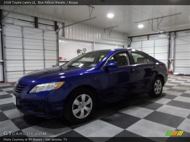 Blue Ribbon Metallic / Bisque 2008 Toyota Camry LE
