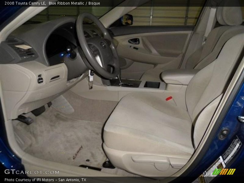 Blue Ribbon Metallic / Bisque 2008 Toyota Camry LE