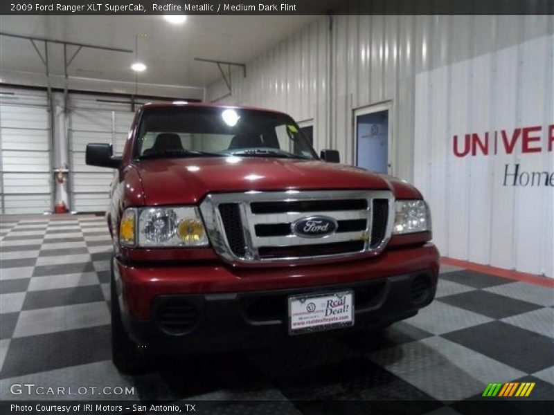 Redfire Metallic / Medium Dark Flint 2009 Ford Ranger XLT SuperCab