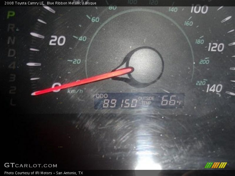 Blue Ribbon Metallic / Bisque 2008 Toyota Camry LE