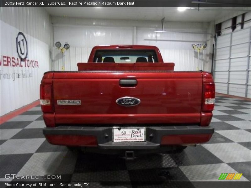 Redfire Metallic / Medium Dark Flint 2009 Ford Ranger XLT SuperCab