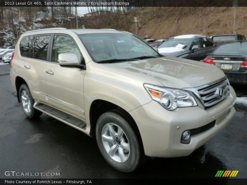 Satin Cashmere Metallic / Ecru/Auburn Bubinga 2013 Lexus GX 460