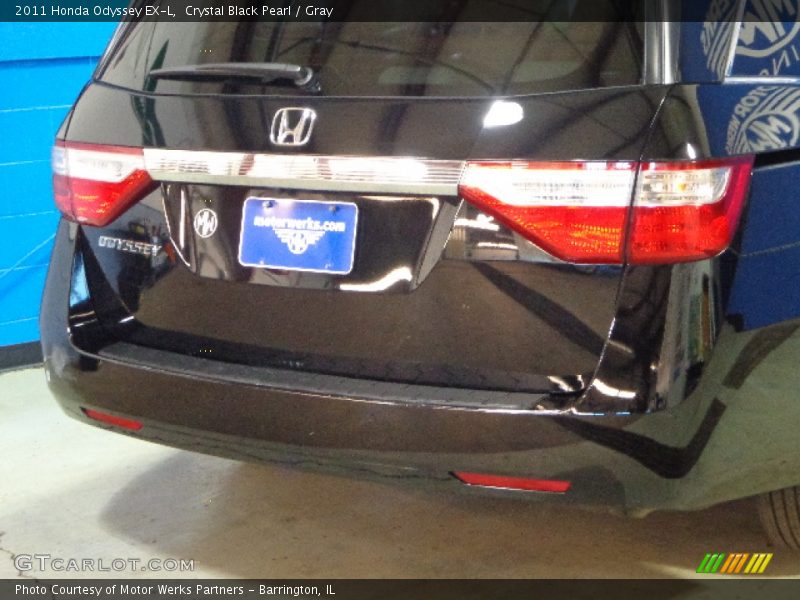 Crystal Black Pearl / Gray 2011 Honda Odyssey EX-L
