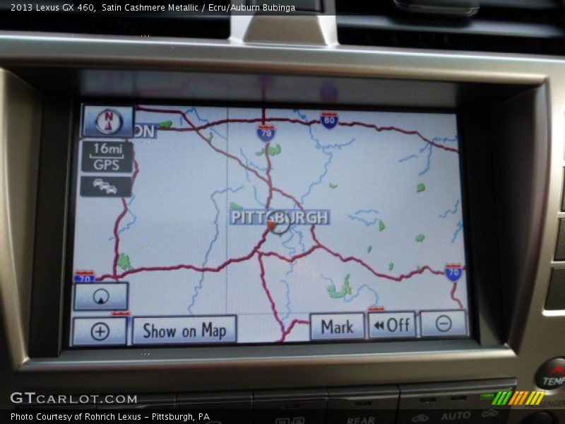 Satin Cashmere Metallic / Ecru/Auburn Bubinga 2013 Lexus GX 460