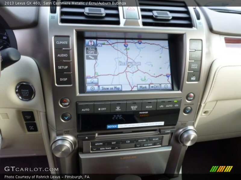 Satin Cashmere Metallic / Ecru/Auburn Bubinga 2013 Lexus GX 460