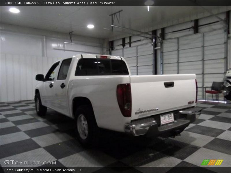 Summit White / Medium Pewter 2008 GMC Canyon SLE Crew Cab