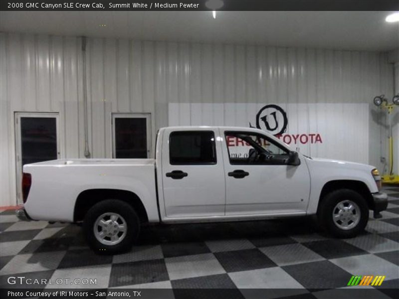 Summit White / Medium Pewter 2008 GMC Canyon SLE Crew Cab