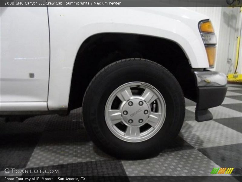 Summit White / Medium Pewter 2008 GMC Canyon SLE Crew Cab