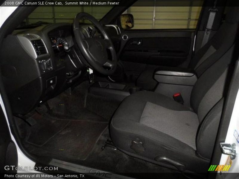 Summit White / Medium Pewter 2008 GMC Canyon SLE Crew Cab