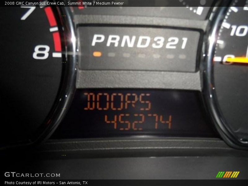 Summit White / Medium Pewter 2008 GMC Canyon SLE Crew Cab