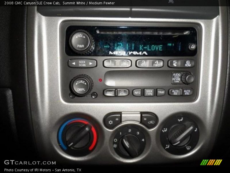 Summit White / Medium Pewter 2008 GMC Canyon SLE Crew Cab