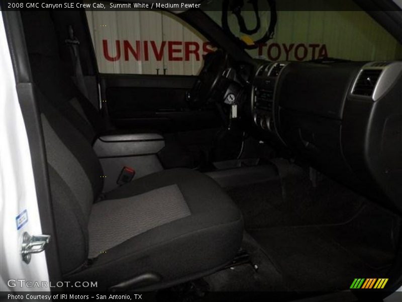 Summit White / Medium Pewter 2008 GMC Canyon SLE Crew Cab