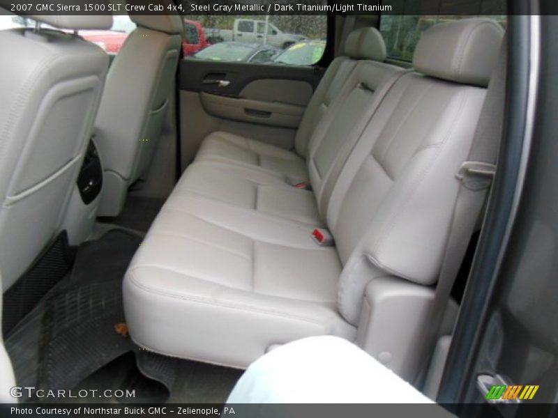 Steel Gray Metallic / Dark Titanium/Light Titanium 2007 GMC Sierra 1500 SLT Crew Cab 4x4