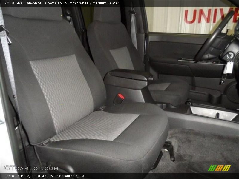 Summit White / Medium Pewter 2008 GMC Canyon SLE Crew Cab